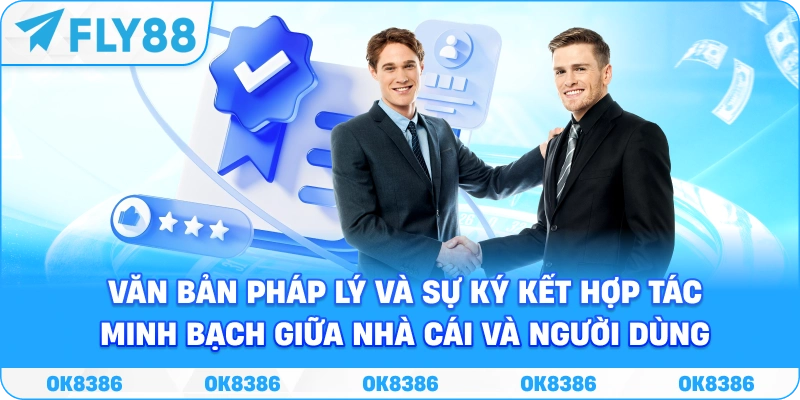 Hình ảnh minh họa về văn bản pháp lý và sự ký kết hợp tác minh bạch giữa nhà cái và người dùng